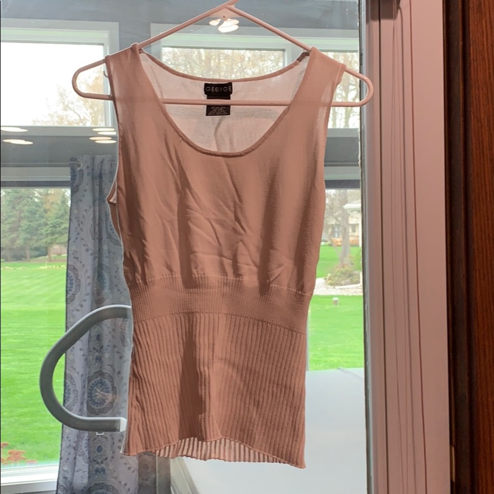 Light tan tank top